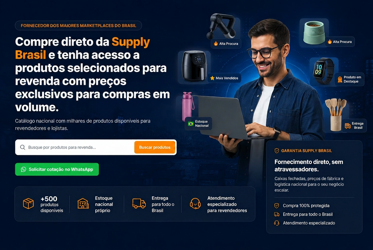 Supply Brasil — fornecimento oficial nacional para revenda